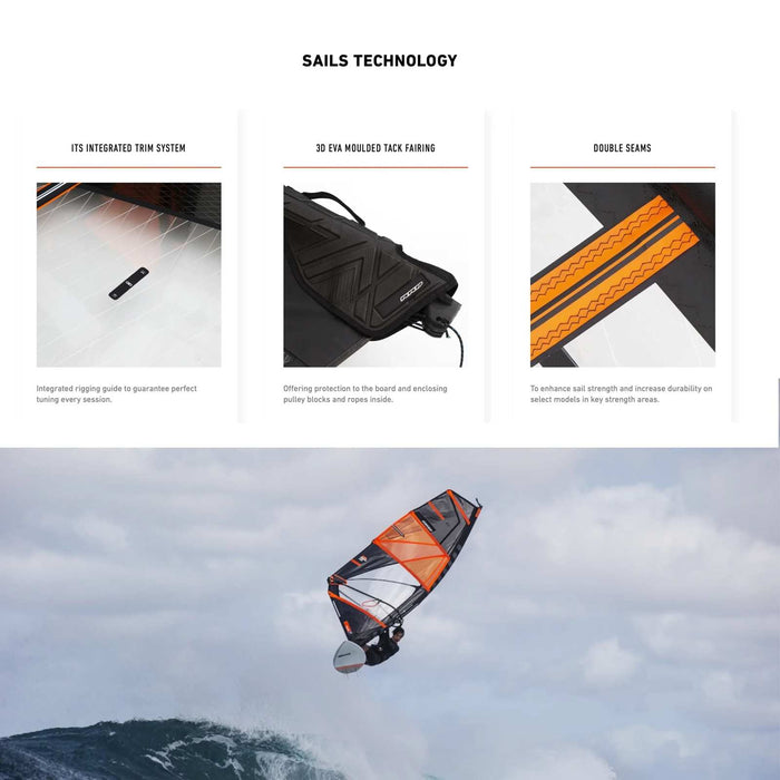 Voile de planche à voile Style Pro Y28 Noir Taille 4.1 RRD 28SPBL41