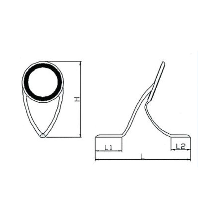 Double guide KWTSG SIC K Concept 6,7 Lineaeffe 2998406