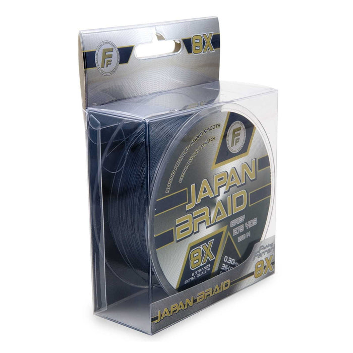 Fil de pêche Japon Tresse 250m Gris 0,30 Pêche Ferrari 3009930