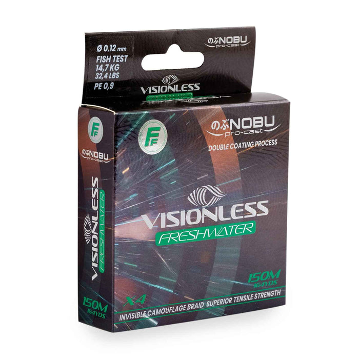 Fil de pêche Nobu Visionless Eau douce 150m 0,14 Fishing Ferrari 3017514
