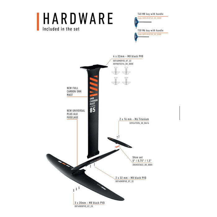 Ensemble Hydrofoil Universel Flying Fish Taille 900 RRD 30FLYFISET_00_9091