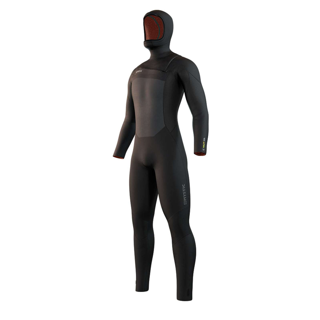 Combinaison de Plongée Complète à Capuche Voltt Homme 6-4-3mm Zip Frontal Noir S Mystic 35000_220000_900_S
