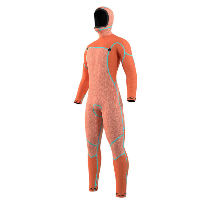 Combinaison de Plongée Complète à Capuche Voltt Homme 6-4-3mm Zip Frontal Noir S Mystic 35000_220000_900_S