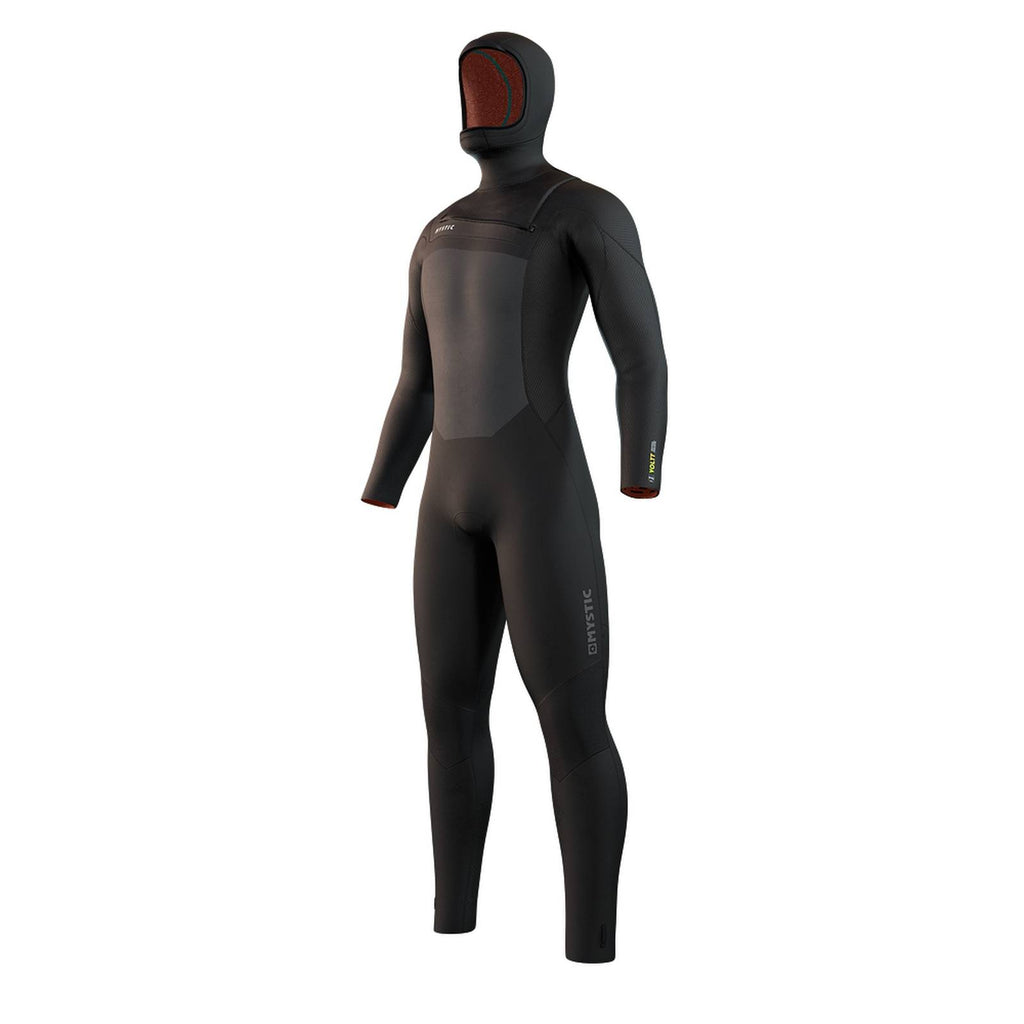 Combinaison de Plongée Complète à Capuche Voltt Homme 6-4-3mm Zip Frontal Noir XL Mystic 35000_220000_900_XL