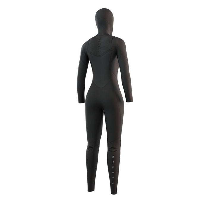 Combinaison intégrale Gem femme à capuche 6-4-3mm zip avant noire XS Mystic 35000_220015_900_XS