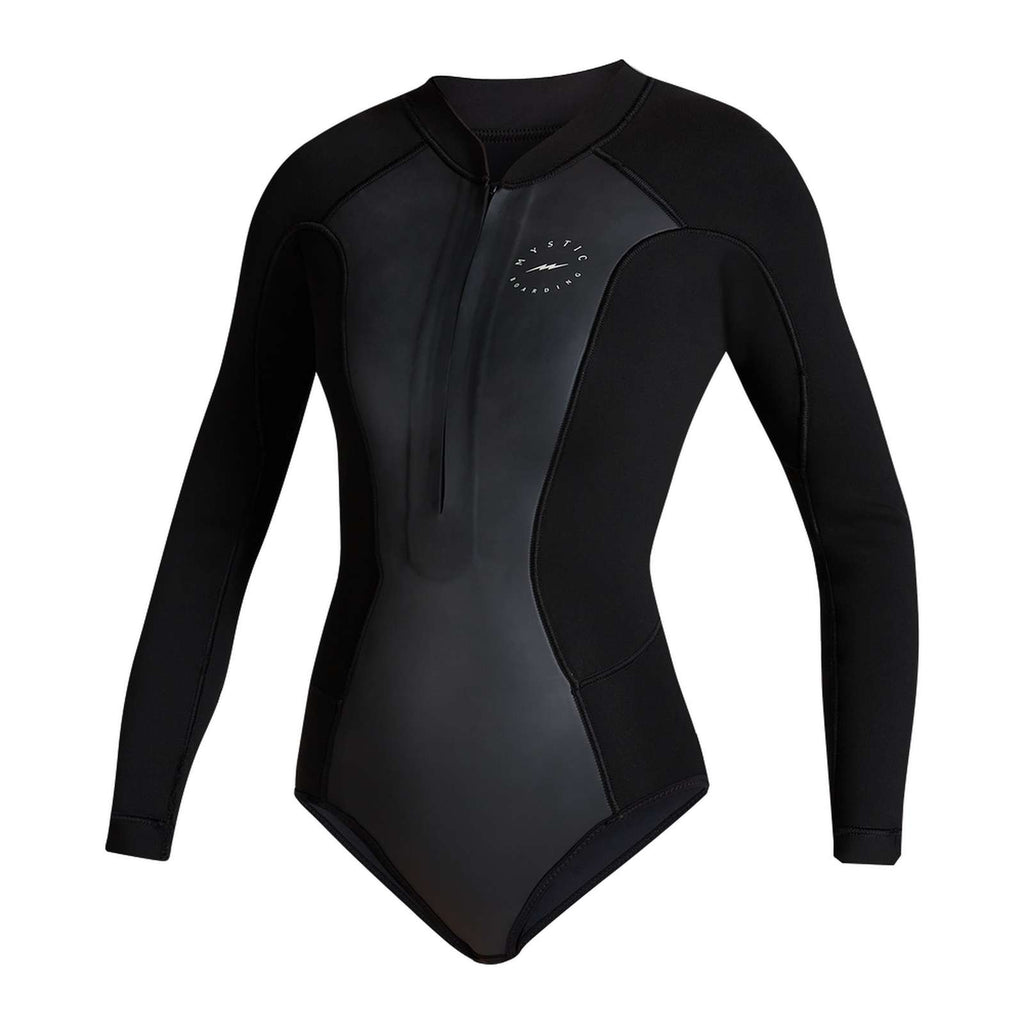 Shorty Combinaison Femme Longarm 2-2mm Zip avant Noir L Mystic 35000_220091_900_L