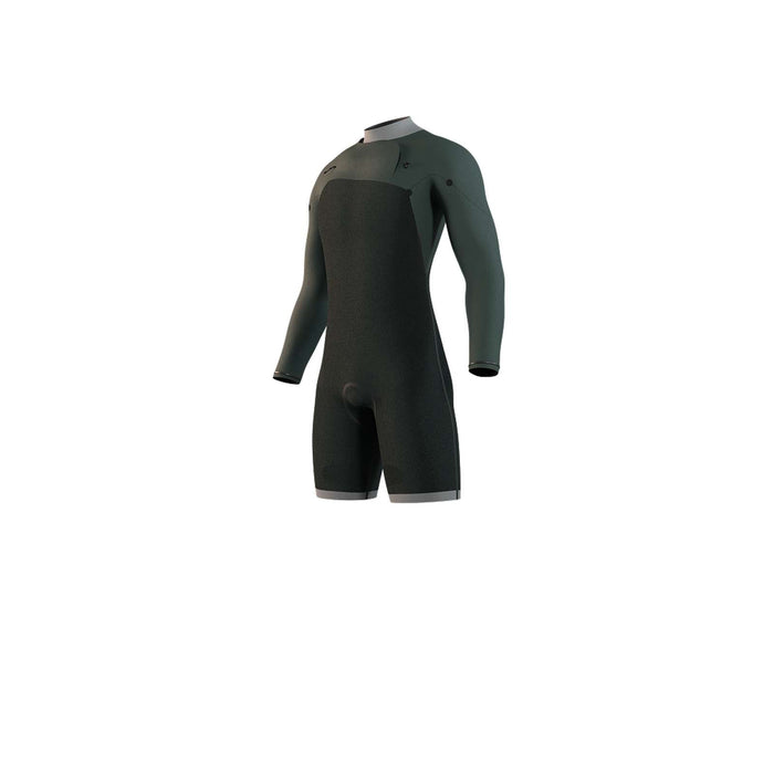 Shorty de plongée Motion Homme Manches longues 3-2mm Zip frontal Noir XXL Mystic 35000_250013_900_XXL