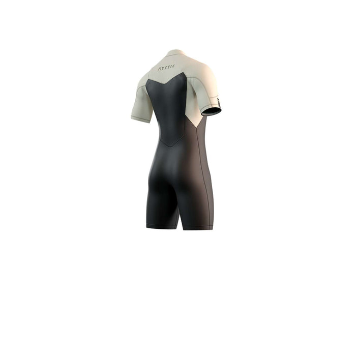 Shorty de plongée Motion Homme 3-2mm Zip frontal Noir-Sable XL Mystic 35000_250014_902_XL