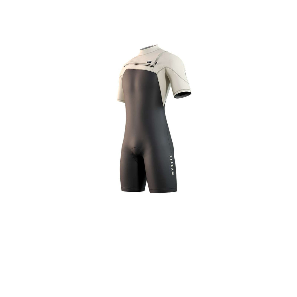 Shorty de plongée Motion Homme 3-2mm Zip frontal Noir-Sable XXL Mystic 35000_250014_902_XXL