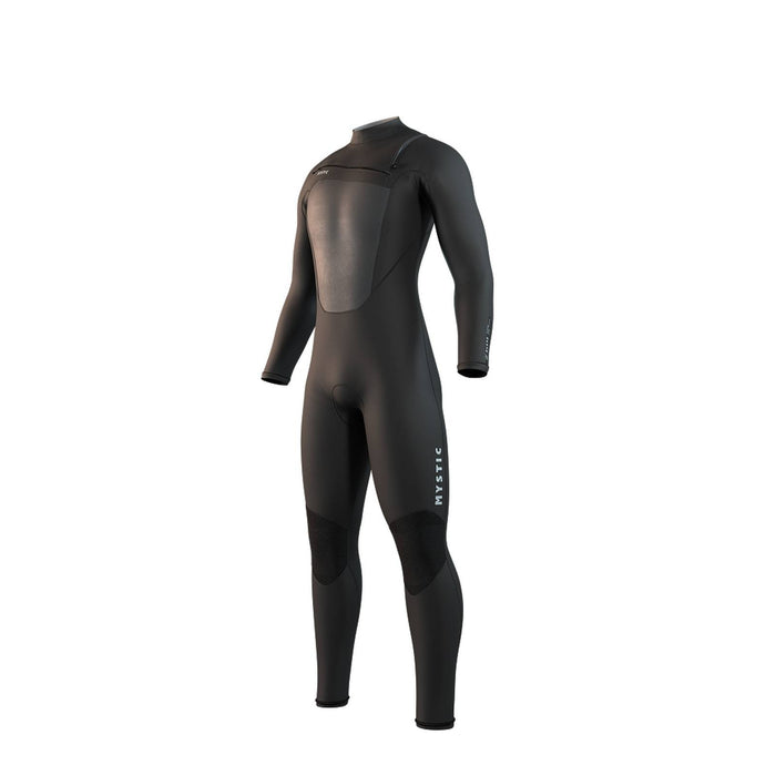 Combinaison intégrale Brand Homme 3-2mm Front-Zip Flatlock Noir LT Mystic 35000_250030_900_LT