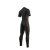 Combinaison intégrale Homme Courte manche 3-2mm Zip dorsal Flatlock Noir XS Mystic 35000_250033_900_XS