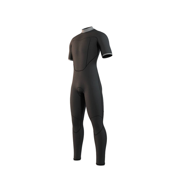 Combinaison intégrale Homme Courte manche 3-2mm Zip dorsal Flatlock Noir XS Mystic 35000_250033_900_XS