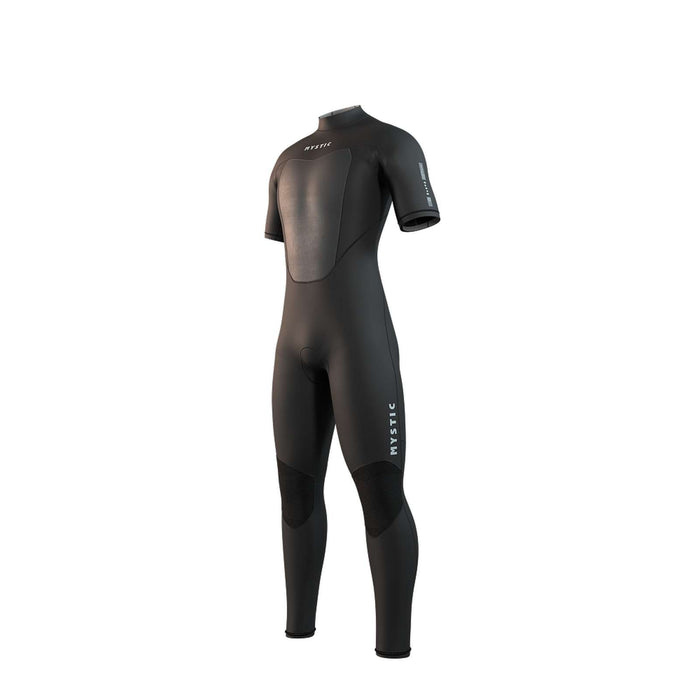 Combinaison intégrale Homme Courte manche 3-2mm Zip dorsal Flatlock Noir XXL Mystic 35000_250033_900_XXL