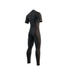 Combinaison intégrale Homme Courte manche 3-2mm Zip dorsal Flatlock Noir XXL Mystic 35000_250033_900_XXL