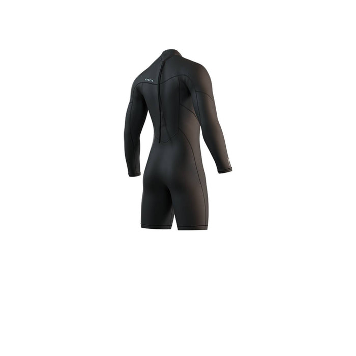 Combinaison courte Homme Longue manche 3-2mm Zip dorsal Flatlock Noir L Mystic 35000_250034_900_L
