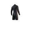 Combinaison courte Homme Longue manche 3-2mm Zip dorsal Flatlock Noir L Mystic 35000_250034_900_L