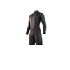 Combinaison courte Homme Longue manche 3-2mm Zip dorsal Flatlock Noir M Mystic 35000_250034_900_M