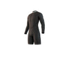 Combinaison courte Homme Longue manche 3-2mm Zip dorsal Flatlock Noir M Mystic 35000_250034_900_M