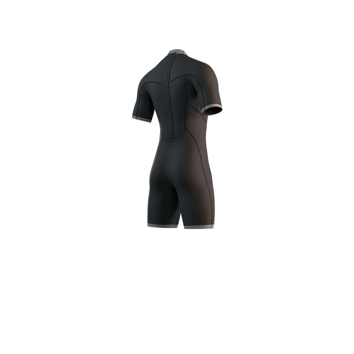 Combinaison courte Homme 3-2mm Zip dorsal Flatlock Vert Olivé L Mystic 35000_250035_643_L