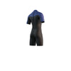 Combinaison courte Homme 3-2mm Zip dorsal Flatlock Noir-Bleu XL Mystic 35000_250035_945_XL