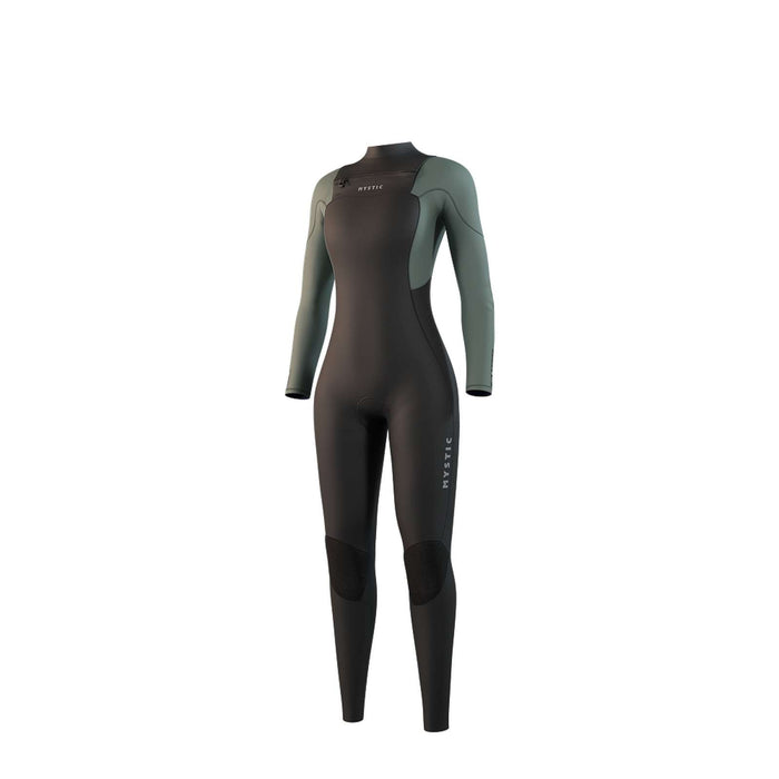 Combinaison intégrale Star Femme 3-2mm Double Zip frontal Olive foncé XS Mystic 35000_250052_643_XS