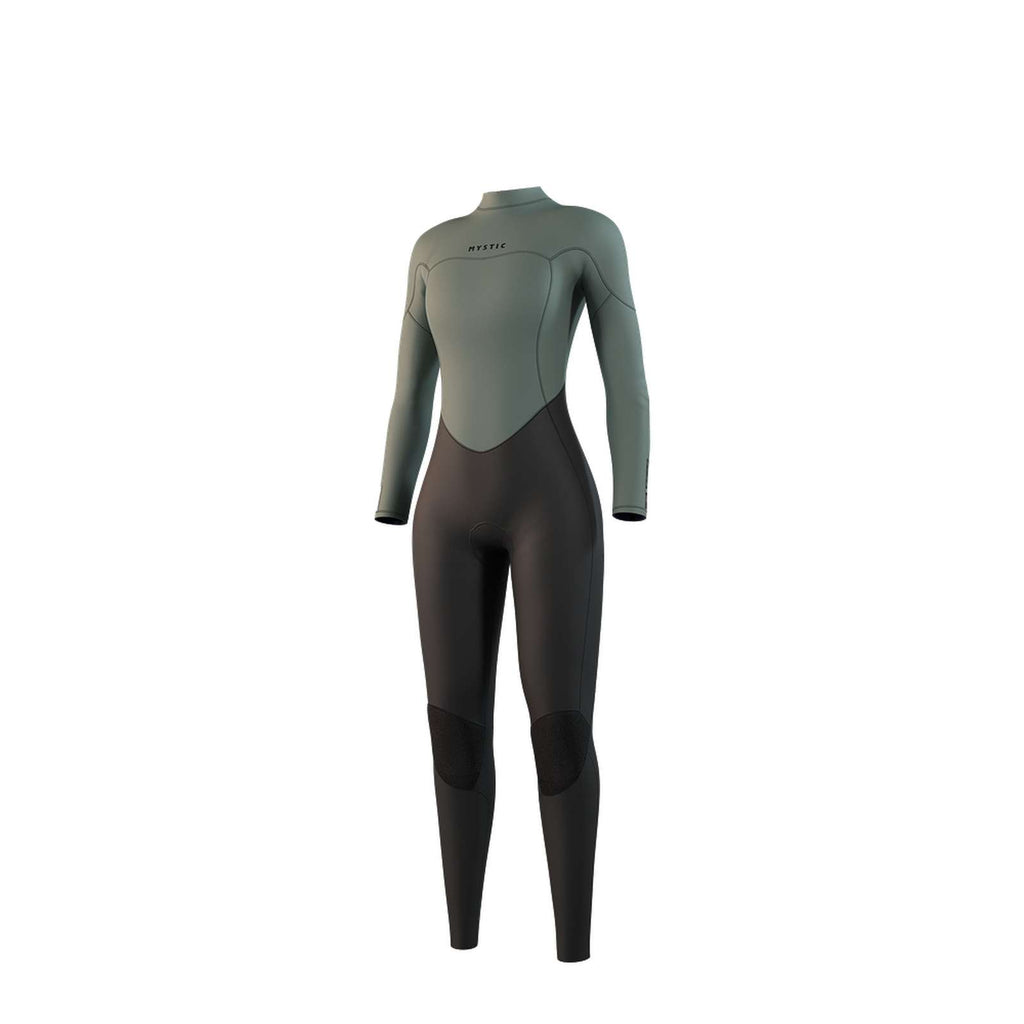Combinaison intégrale Star Femme 5-3mm Zip au dos Olive foncé XS Mystic 35000_250053_643_XS