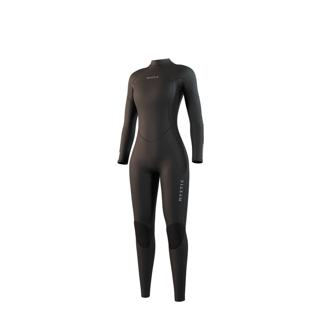 Combinaison intégrale Star Femme 4-3mm Zip au dos Noir L Mystic 35000_250055_900_L