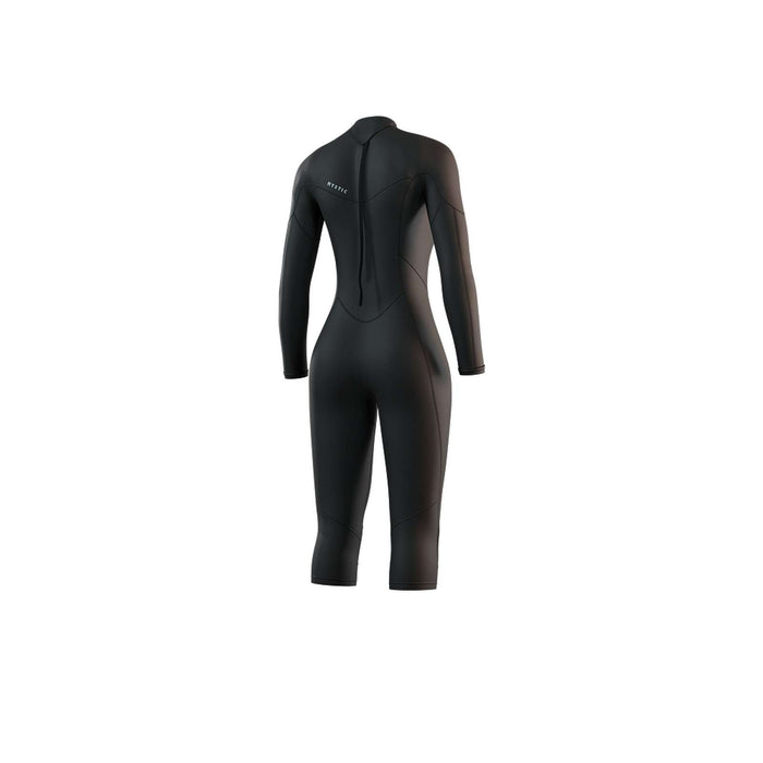 Combinaison courte Femme Manches longues 3-2mm Zip central Flatlock Noir XS Mystic 35000_250061_900_XS