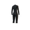 Combinaison courte Femme Manches longues 3-2mm Zip central Flatlock Noir XS Mystic 35000_250061_900_XS