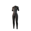 Combinaison intégrale Femme Manches courtes 3-2mm Zip central Flatlock Noir S Mystic 35000_250062_900_S