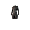 Combinaison courte Femme Manches longues 3-2mm Zip central Flatlock Violet foncé L Mystic 35000_250063_900_L