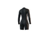Combinaison courte Femme Manches longues 3-2mm Zip central Flatlock Violet foncé L Mystic 35000_250063_900_L