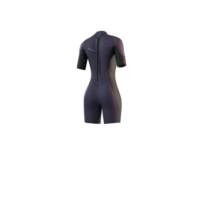 Combinaison courte Femme 3-2mm Zip central Flatlock Violet profond S Mystic 35000_250064_512_S