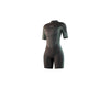 Combinaison courte Femme 3-2mm Zip central Flatlock Olive foncé L Mystic 35000_250064_643_L