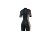 Combinaison courte Femme 3-2mm Zip central Flatlock Olive foncé L Mystic 35000_250064_643_L
