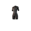 Combinaison courte Femme 3-2mm Zip central Flatlock Noir L Mystic 35000_250064_900_L