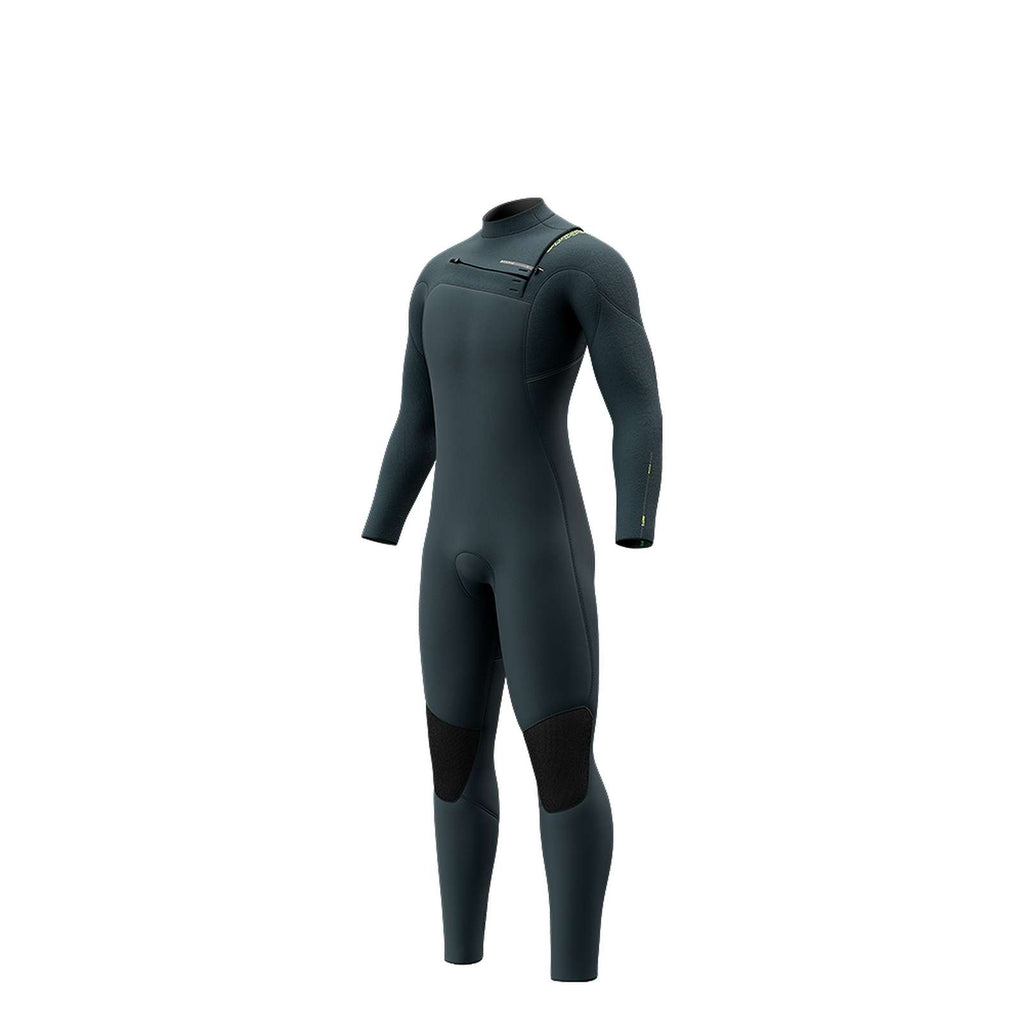 Combinaison de Plongée Complète Majestic Homme 4-3mm Zip Frontal Vert Foncé LT Mystic 35000_260020_698_LT