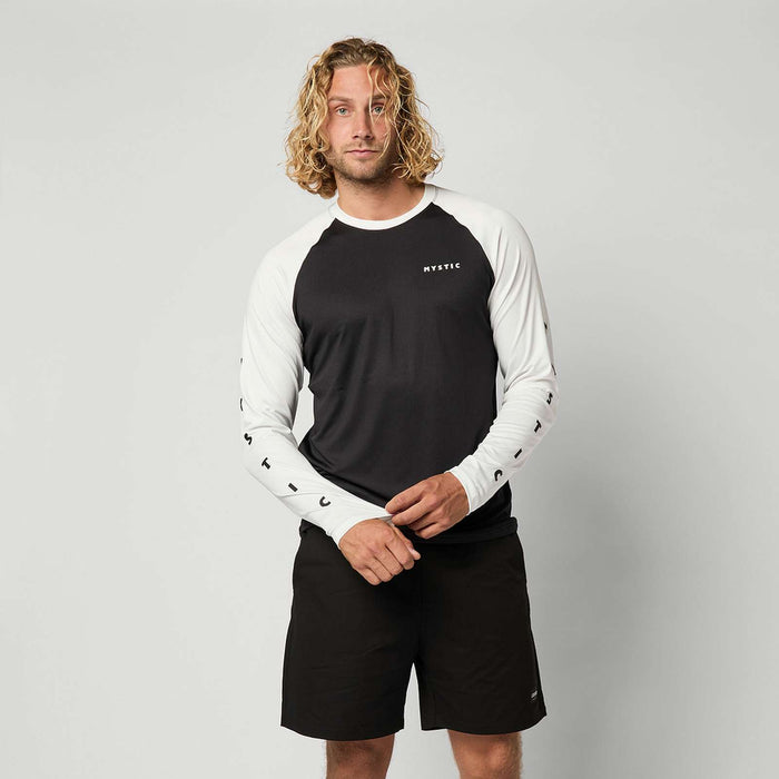 Chemise Quickdry Bolt Homme Manches Longues Noir-Blanc S Mystic 35001_240157_950_S