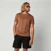 Chemise Loosefit Quickdry Tactique Homme Manches Courtes Marron XL Mystic 35001_250221_700_XL