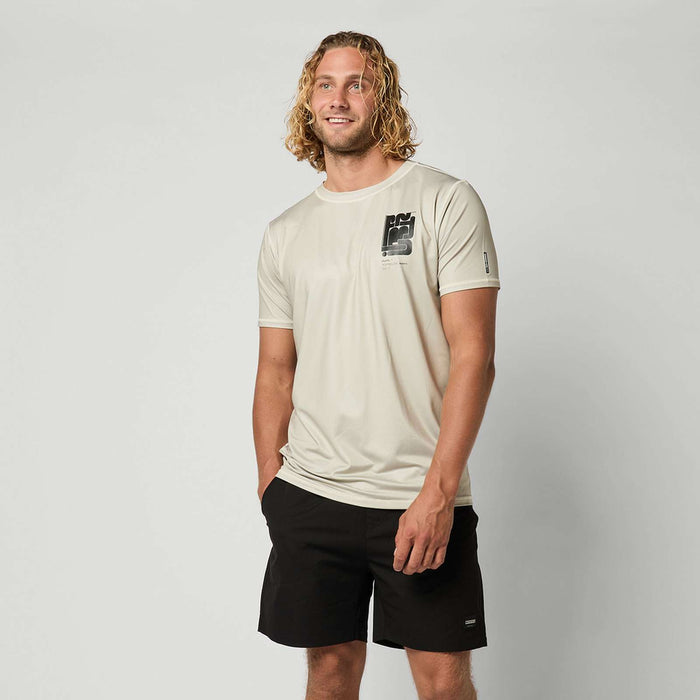 Rashvest Boarding Homme Manches Courtes Sable L Mystic 35001_250761_705_L