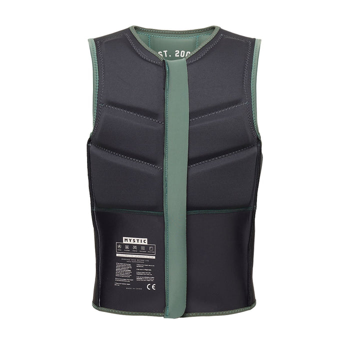 Gilet d'impact Kite Star Homme Fermeture avant Vert olive foncé XXS Mystic 35005_230231_643_XXS