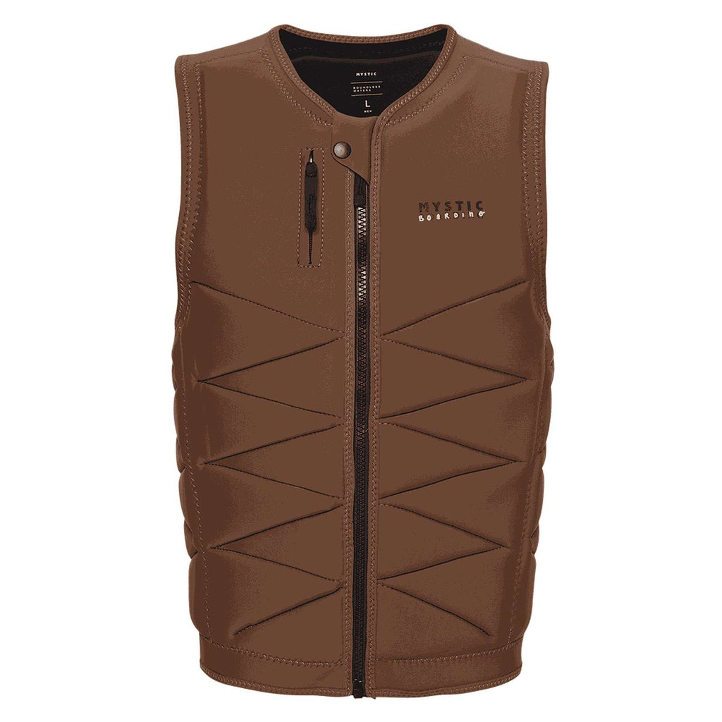 Gilet de Protection Wake Outlaw Homme Zip Avant Boucle Marron XS Mystic 35005_240226_700_XS