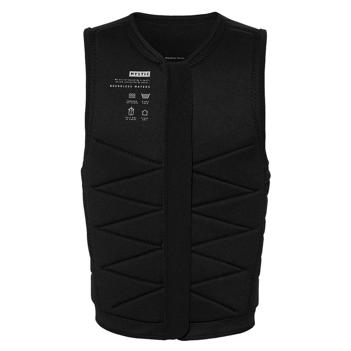 Gilet de protection Wake Impact Outlaw Homme fermeture éclair avant boucle Noir S Mystic 35005_240226_900_S