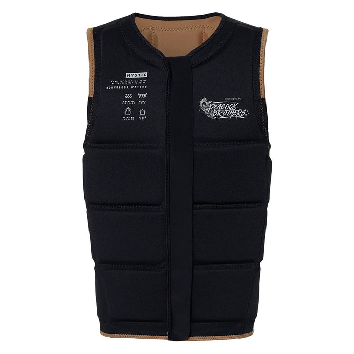 Gilet de protection Wake Impact Peacock Homme fermeture éclair avant ardoise-brun M Mystic 35005_240227_730_M