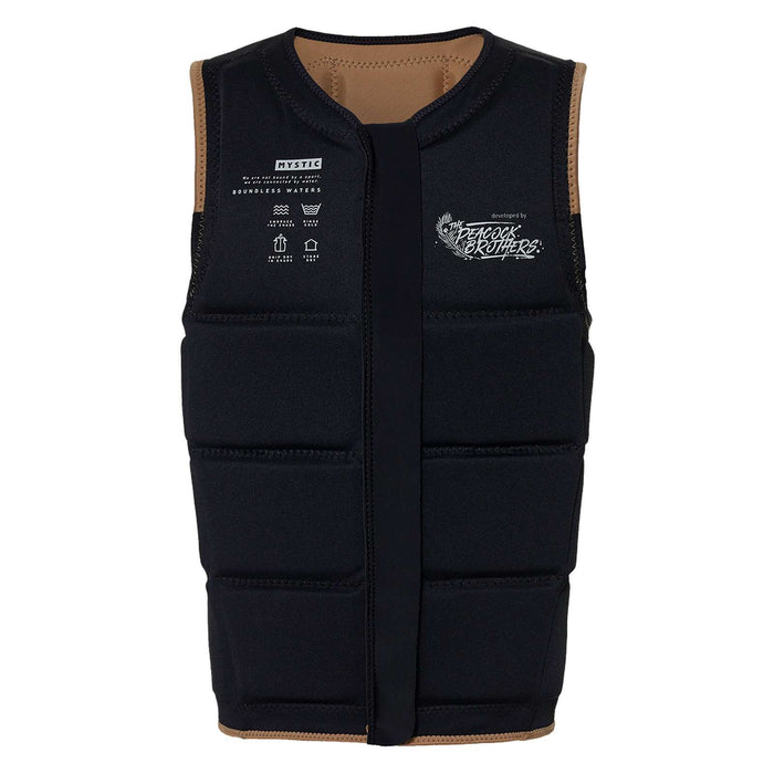 Gilet de protection Wake Impact Peacock Homme fermeture éclair avant ardoise-brun XXL Mystic 35005_240227_730_XXL