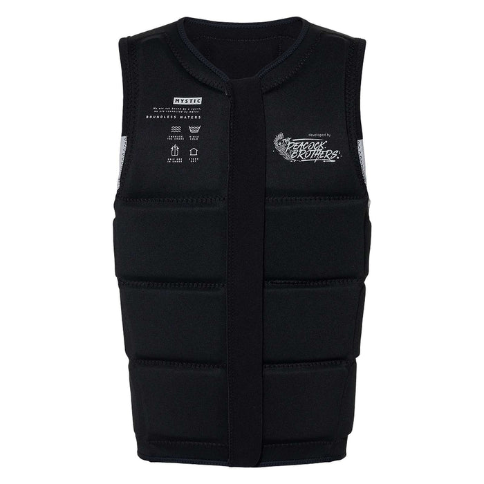 Gilet de protection Wake Impact Peacock Homme fermeture éclair avant Noir-Blanc XXL Mystic 35005_240227_950_XXL