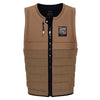Gilet de protection Wake Impact The Dom Homme fermeture éclair avant ardoise-brun M Mystic 35005_240237_730_M