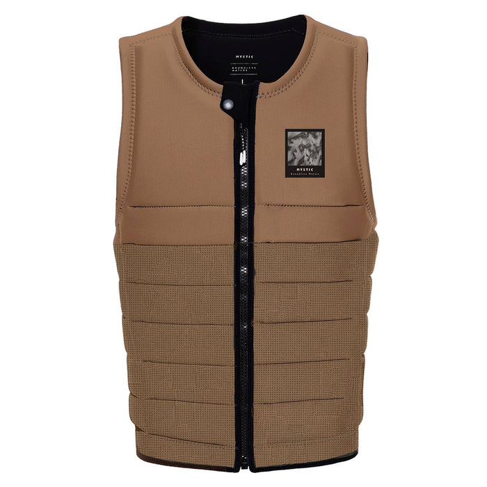 Gilet de protection Wake Impact The Dom Homme fermeture éclair avant ardoise-brun S Mystic 35005_240237_730_S