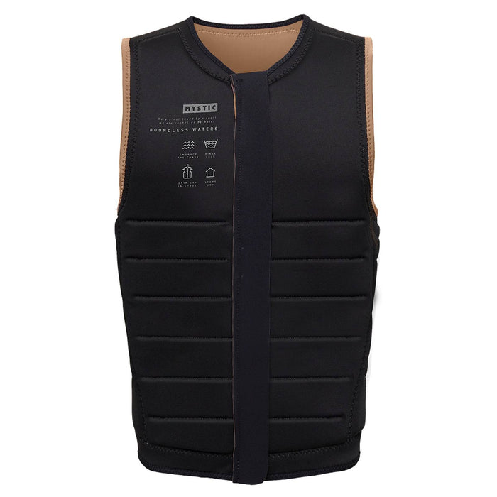 Gilet de protection Wake Impact The Dom Homme fermeture éclair avant ardoise-brun S Mystic 35005_240237_730_S