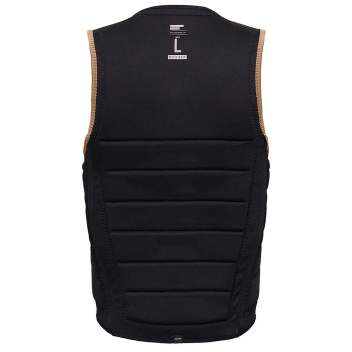 Gilet de protection Wake Impact The Dom Homme fermeture éclair avant ardoise-brun XXL Mystic 35005_240237_730_XXL